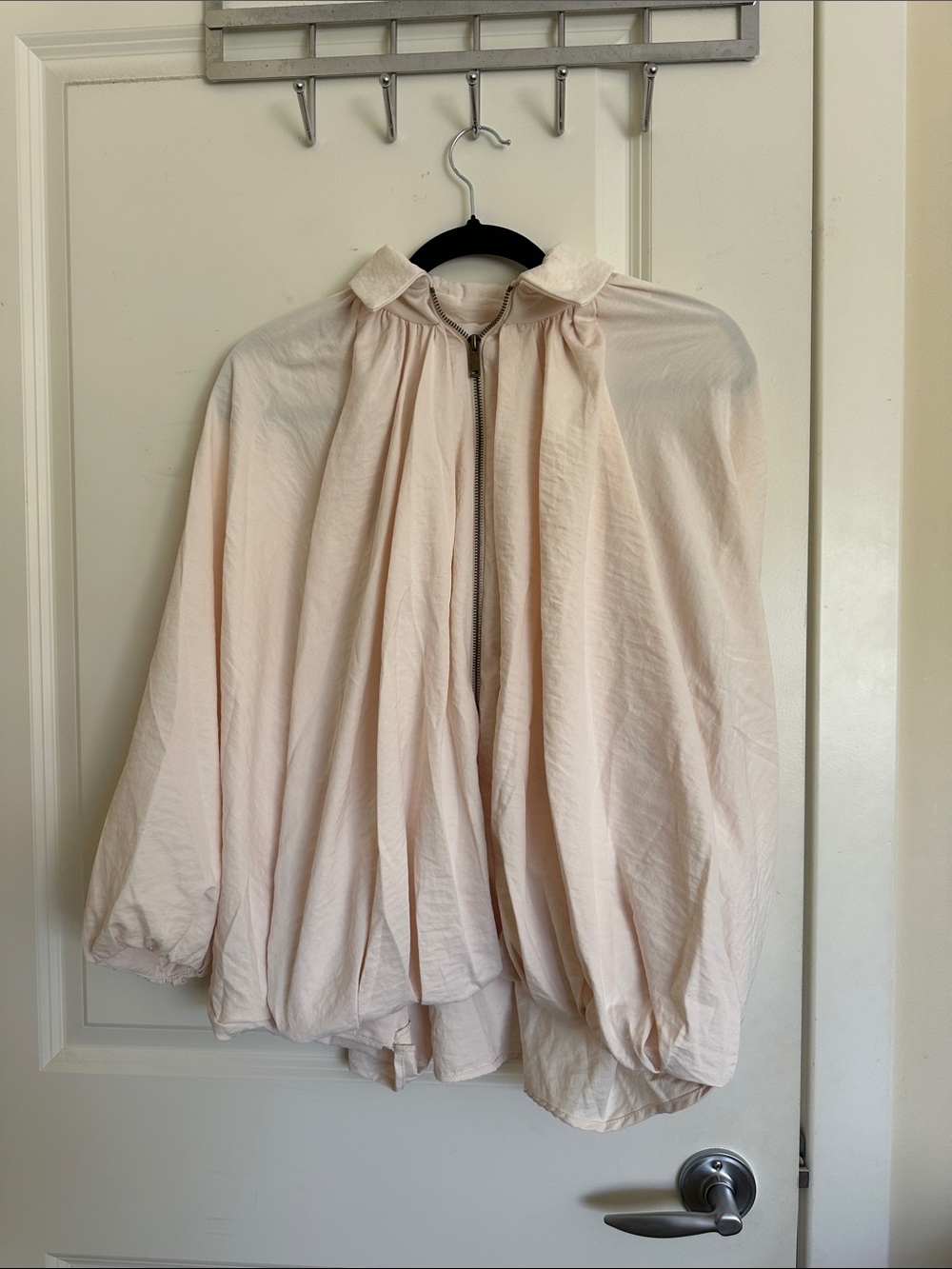 Light Pink Women's Zip-Front Swing Jacket